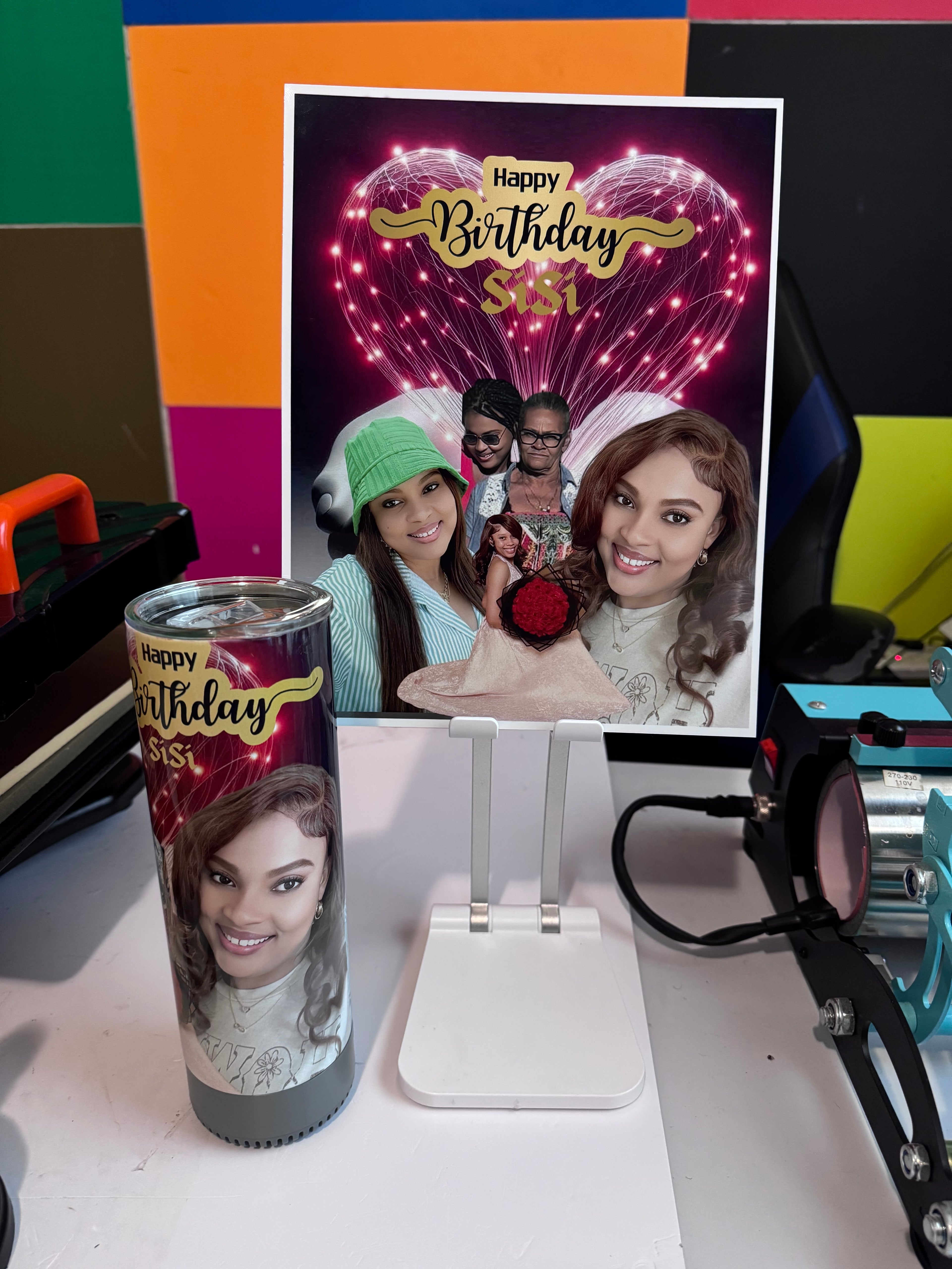 Custom Photo Tumbler – Personalized with Your Picture